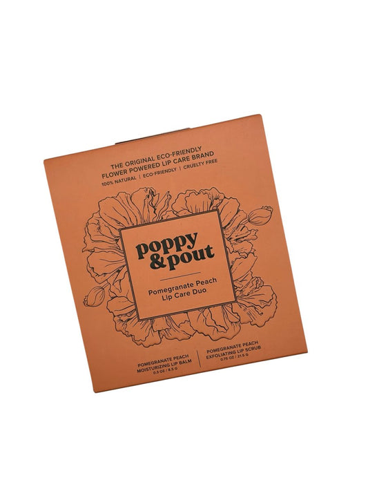 Lip Care Duo Scrub & Balm, Pomegranate Peach - Reinvent Your Hustle